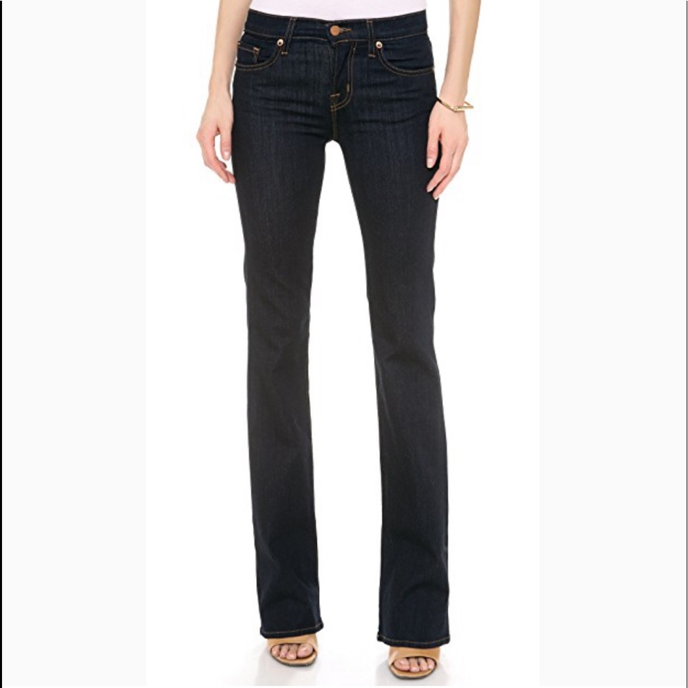 J brand black mid rise bootcut jeans size 29 GUC